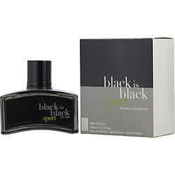 Black Is Black Sport By Nuparfums Edt Spray 3.4 Oz