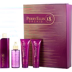 Perry Ellis Gift Set Perry Ellis 18 Orchid By Perry Ellis
