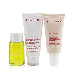 A Beautiful Pregnancy Set: Body Partner 175ml+ Exfoliating Body Scrub 200ml+ Body Treatment Oil-tonic 100ml --3pcs