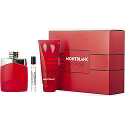Mont Blanc Gift Set Mont Blanc Legend Red By Mont Blanc