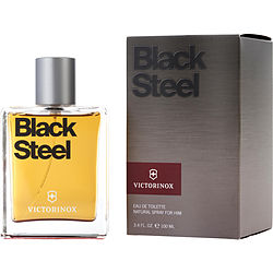 Swiss Army Black Steel By Victorinox Edt Spray 3.4 Oz