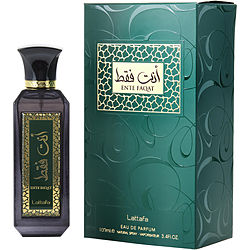 Lattafa Ente Faqat By Lattafa Eau De Parfum Spray 3.4 Oz