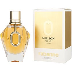 Paco Rabanne Million Gold By Paco Rabanne Eau De Parfum Refillable Spray 3 Oz