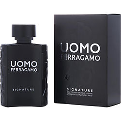 Salvatore Ferragamo Uomo Signature By Salvatore Ferragamo Eau De Parfum Spray 3.4 Oz (new Packaging)