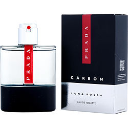 Prada Luna Rossa Carbon By Prada Edt Refillable Spray 3.4 Oz