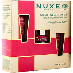 Your Lift & Firming Routine: Merveillance Lift Firming Powder Cream 50ml + Merveillance Lift Eye Contour Cream 15ml + Merveillance Lift Concentrated Night Cream 15ml --3pcs