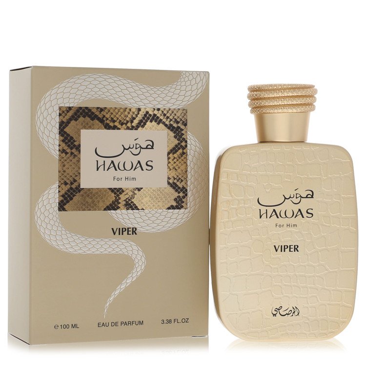Hawas Viper by Rasasi Eau De Parfum Spray (Unboxed) 3.38 oz for Men