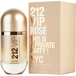 212 Vip Rose By Carolina Herrera Eau De Parfum Spray 1.7 Oz