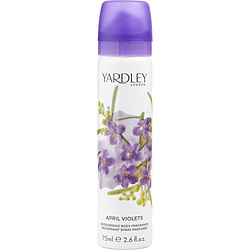 Yardley April Violets By Yardley Body Spray 2.6 Oz (new Packaging)