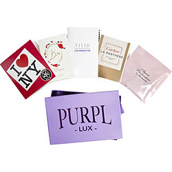 Purpl Lux Subscription Box For Women By  $bond No. 9 I Love Ny - $vivid - $agent Provocateur Eau Emotionnelle - $cartier La Panthere Legere - $lolita Lempicka Si Lolita