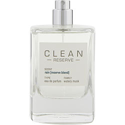 Clean Reserve Rain By Clean Eau De Parfum Spray 3.4 Oz *tester