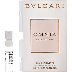 Bvlgari Omnia Crystalline By Bvlgari Edt Spray Vial On Card