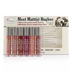 Thebalm Meet Matt(e) Hughes 6 Mini Long Lasting Liquid Lipsticks Kit - Vol.1  --6x1.2ml/0.04oz By Thebalm