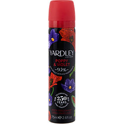 Yardley Poppy & Violet By Yardley Deodorant Spray 2.5 Oz