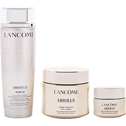 Absolue Trio Set: Regenerating Brightening Soft Cream 60ml + Rose 80 The Brightening & Revitalizing Toning Lotion 150ml + Revitalizing Eye Cream 20ml --3pcs