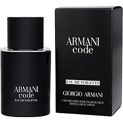 Armani Code By Giorgio Armani Edt Spray Refillable 1.7 Oz