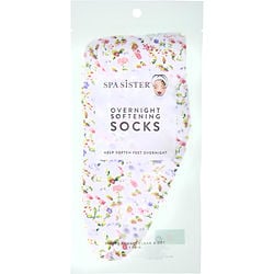 Spa Accessories Spa Sister Overnight Softening Socks - Wildflowers By Spa Accessories