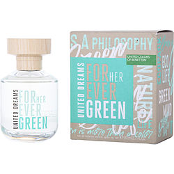Benetton United Dreams Forever Green By Benetton Edt Spray 2.7 Oz