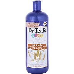 Kids 3-in-1 Bubble Bath, Body Wash & Shampoo Oat Milk With Shea Butter, Cocoa Butter, & Essential Oil --591ml/20oz