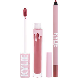 Kylie Jenner Matte Lip Kit: Matte Liquid Lipstick 3ml + Lip Liner 1.1g - # 302 Snow Way Bae Matte  --2pcs By Kylie Jenner