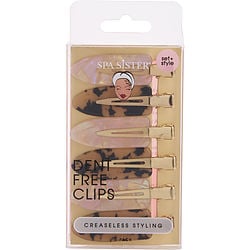 Spa Accessories Spa Sister Dent Free Clips - Tortoise /quartz 6 Pcs By Spa Accessories
