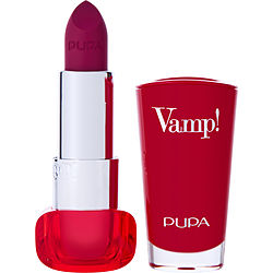 Pupa Milano Vamp! Extreme Colour Lipstick With Plumping Treatment - # 201 Black Cherry --3.5g/0.12oz By Pupa Milano