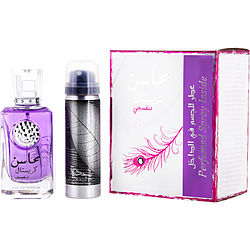 Lattafa Gift Set Lattafa Mahasin Crystal Violet By Lattafa