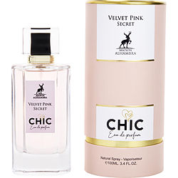 Maison Alhambra Chic Velvet Pink Secret By Maison Alhambra Eau De Parfum Spray 3.4 Oz