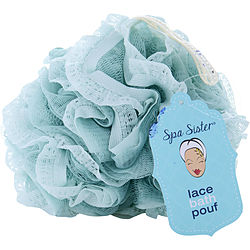 Spa Accessories Vintage Lace Bath Pouf - Marine By Spa Accessories