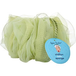 Spa Accessories Chiffon Dreamy Bath Sponge - Celery/palms By Spa Accessories