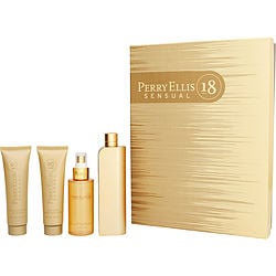 Perry Ellis Gift Set Perry Ellis 18 Sensual By Perry Ellis