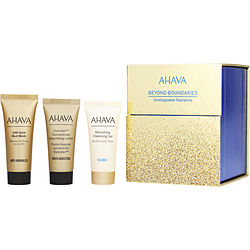 Unstoppable Radiance Set: 24k Gold Mud Mask + Osmoter Soothing Lotion + Refreshing Cleansing Gel --3x15ml/0.5oz