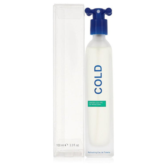 Cold by Benetton Eau De Toilette Spray 3.4 oz for Men