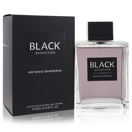 Seduction In Black by Antonio Banderas Eau De Toilette Spray 6.8 oz for Men
