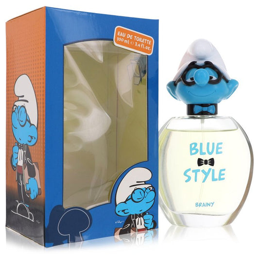 The Smurfs by Smurfs Blue Style Brainy Eau De Toilette Spray 3.4 oz for Men