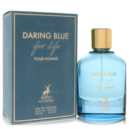 Maison Alhambra Daring Blue For Life by Maison Alhambra Eau De Parfum Spray 3.4 oz for Men