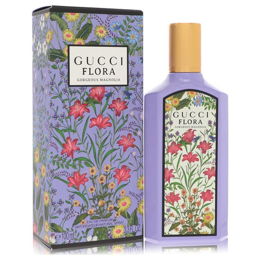 Flora Gorgeous Magnolia by Gucci Eau De Parfum Spray 1.0 oz for Women