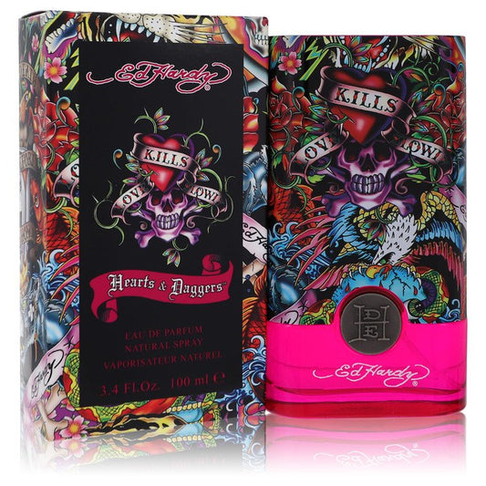 Ed Hardy Hearts & Daggers by Christian Audigier Body Mist 8.0 oz for Women