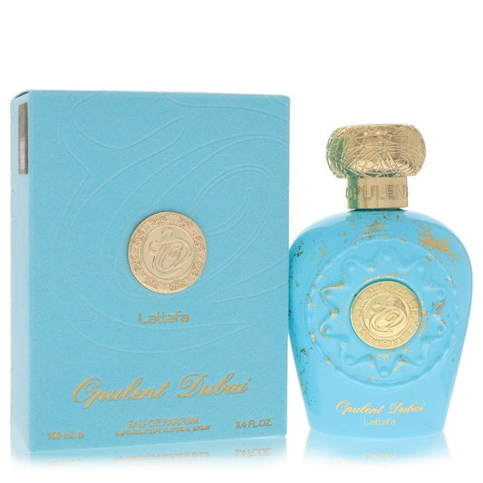 Lattafa Opulent Dubai by Lattafa Eau De Parfum Spray (Unisex) 3.4 oz for Women