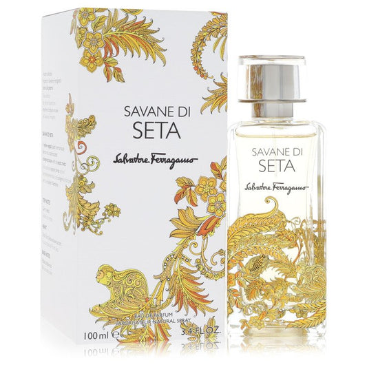 Salvatore Ferragamo Savane Di Seta by Salvatore Ferragamo Eau De Parfum Spray (Unisex) 3.4 oz for Men