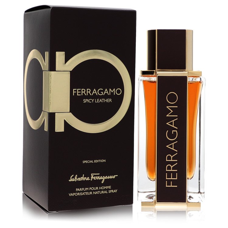 Salvatore Ferragamo Spicy Leather by Salvatore Ferragamo Eau De Parfum Spray (Unboxed) 3.4 oz for Men