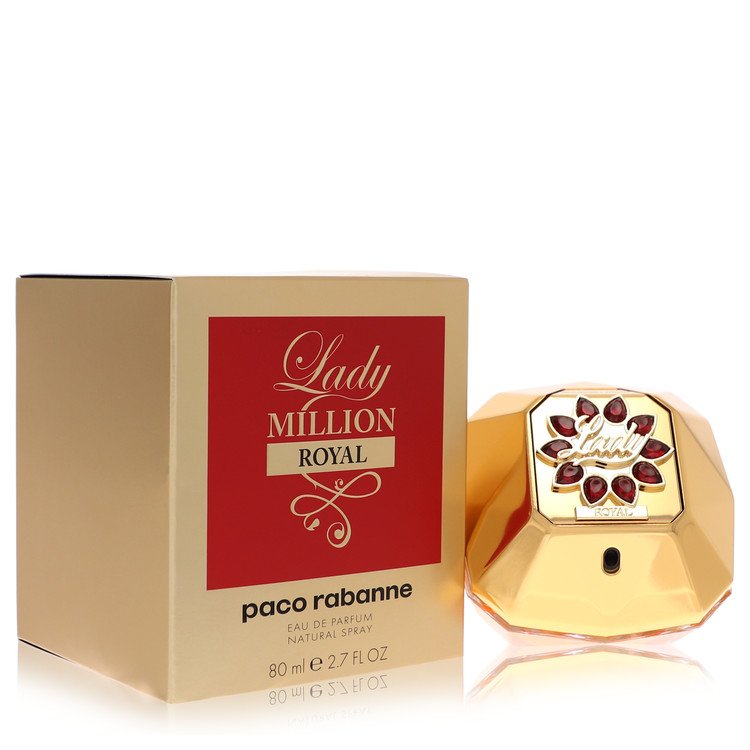 Lady Million Royal by Paco Rabanne Eau De Parfum Spray (Unboxed) 2.7 oz for Women