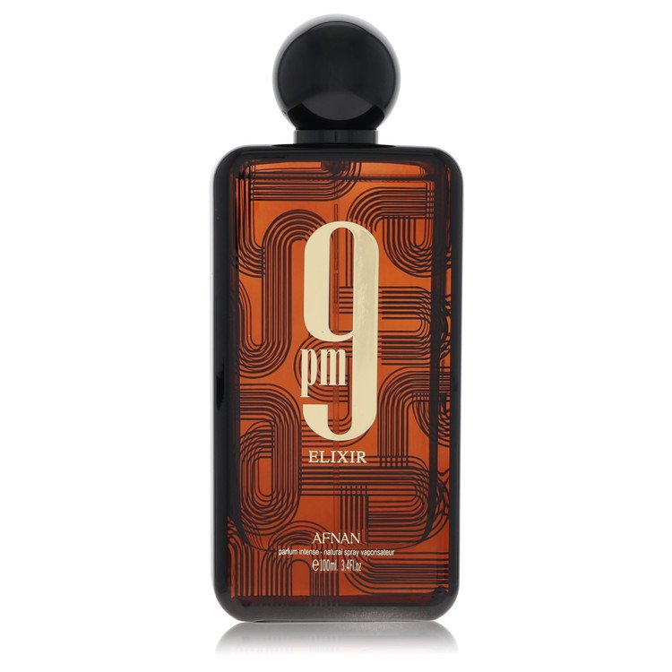 Afnan 9Pm Elixir Intense by Afnan Parfum Intense Spray (Unisex Unboxed) 3.4 oz for Men