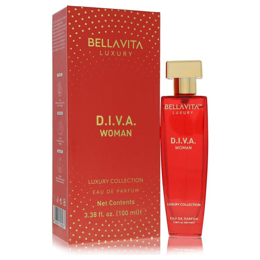 Bellavita Luxury D.i.v.a by Bellavita Eau De Parfum Spray (Unboxed) 3.38 oz for Women