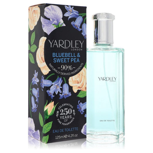 Yardley Bluebell & Sweet Pea by Yardley London Eau De Toilette Spray (Unboxed) 4.2 oz for Women